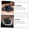 Kisangel 1bag Fireplace Charcoal Tablets Multi-Functional Bamboo Charcoal for Camping