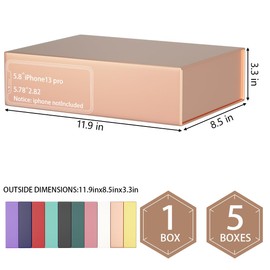 ROSTELACK Gift Boxs 11.9" x 8.5" x 3.3" with Magnetic Closure Lid Gift Boxs for Presents,Bridesmaid Gifts Box,Cute Box,Birthday Gift box,Luxury for Gift Packaging, Magnetic Gift Box for Wrapping Gifts