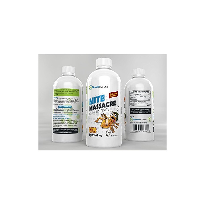 Mite Massacre 8 oz. Spider Mite Killer and Powdery Mildew