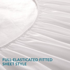Queen Size Sheet Set - 6 Piece Set - Extra - Deep Pockets - 600-Thread-Count 100% Egyptian Cotton Light Blue Solid Bed Sheets - Queens Sheets - 6 PC