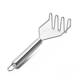 Potato Mashers, Potato Masher Stainless Steel Professional Kitchen Cooking Utensil Non Slip Handle Vegetable Masher Ricer