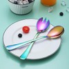 Berglander Rainbow Salad Server Set, Stainless Steel Salad Serving Set