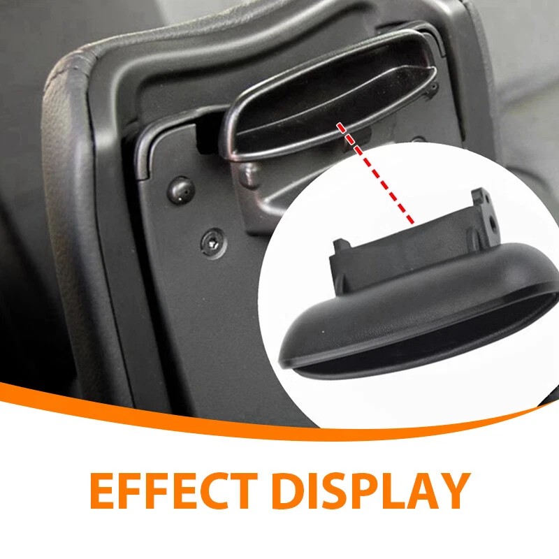 unbranded NEW Black Armrest Cover Lid Lock Center Console Latch