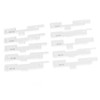 10PCS Router Table Set Up Bars Transparent Acrylic High Accuracy
