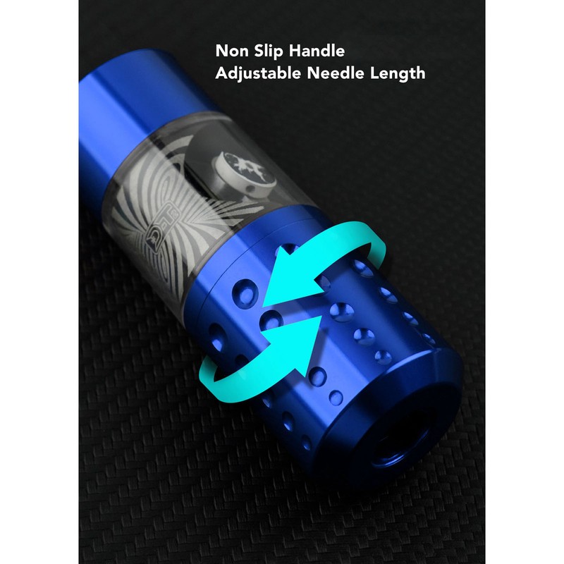 2 in 1 Wireless Tattoo Machine 1300mAh Rechargeable 3.5mm Stroke