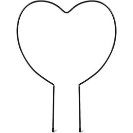 Enrejado de Plantas de Interior en Forma corazón Metal para Plantas trepadoras, Marco Soporte Ajustable para en Maceta para jardín Interior y pequeñas