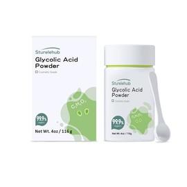 Glycolic Acid Powder, 4OZ / 116g, 99.9% Purity, Cosmetic Grade, DIY Glycolic Acid Mask, Make Your Own Glycolic Acid Lotion and Serum, Glycolic Acid Powder For Homemade Cosmetics