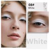 FeiCuiYun Matte Singe Eye Shadow Palette Makeup, Matte White Monochrome