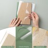 Clear Book Cover, Jelly PVC A5 Notebook Planner Cover Waterproof