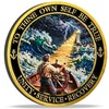 Sobriety Coin AA Medallion - to Thine Own Self Be