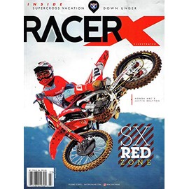 RACER X Magazine (March, 2020) JUSTIN BRAYTON Cover, SX RED ZONE