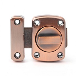 Rotating Swing Door Lock (Bronze) Door Latch