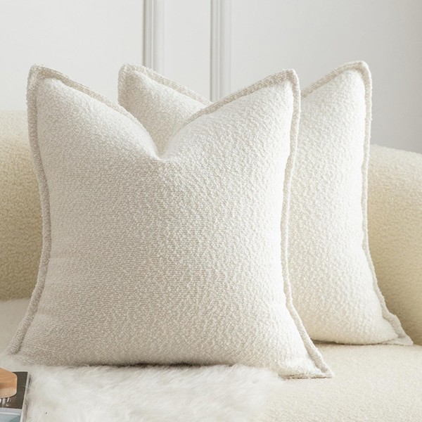 Mandioo Pack of 2 Cushion Covers 45cm x 45cm Decorative