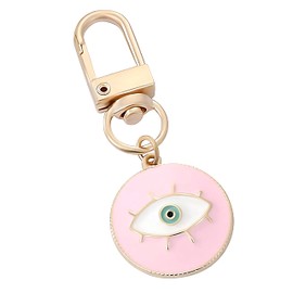 Evil Eye Keychain for Women - Protection Good Luck Amulet Charm for Women Car Key Chains (Pink)