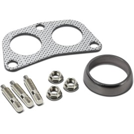 Honda 1990-2007 Honda Accord Graphite Exhaust Gasket Plus Donut, Studs, Bolts Kit
