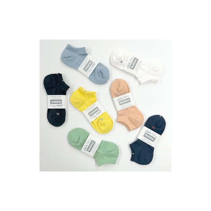 Health Knit Washi Sneakers Socks, Made in Japan, 01 white