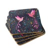 Sara Miller India Collection Hummingbird Paradise Coasters Set of 4
