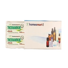 homeomart.com Thiosinaminum Homeopathy Pellets (Pills) in 6C Potency, Pack of 2