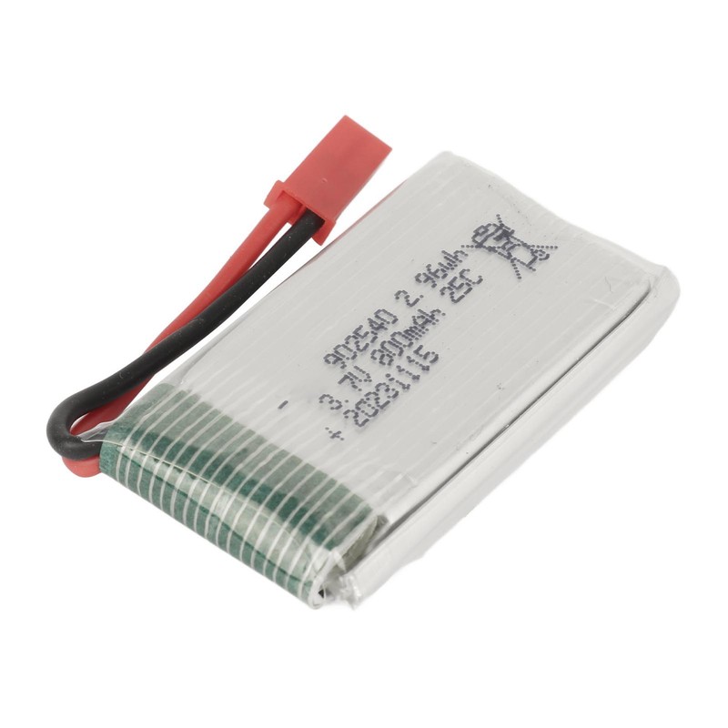 3.7V 800mAh LiPo Battery Rechargeable Drone Lithium Battery With JST
