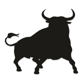 1 Sticker Bull Right I kfz515 I 11 x 10 cm I EL Toro I Car Sticker I Motorhome Notebook Laptop I Spain Espana I Bulle I UV-Resistant and Weatherproof I Madrid I Barcelona I Mallorca I