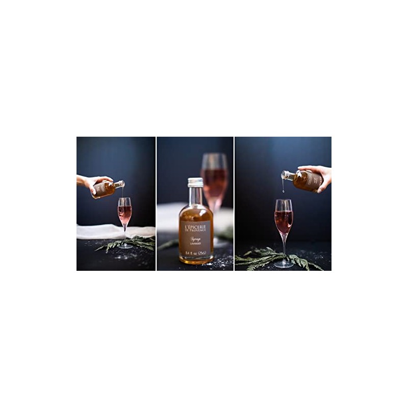 L’Épicerie de Provence, French Lavender Syrup (Sirop Lavande), Imported, 8.4