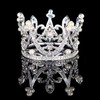 [morningplace] Crown Tiara Hair Accessory Wedding Birthday Gift (Silver.)
