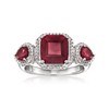 Ross-Simons 3.40 ct. t.w. Ruby Ring in Sterling Silver. Size