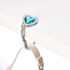 sourcing map Foldable Purse Hook, 2.76"x1.77"(LxW) Metal Portable Handbag Hanger