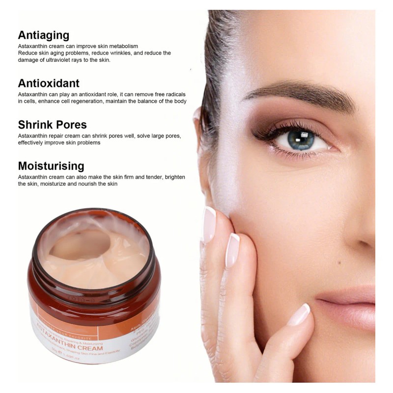 Crema De Astaxantina Para La Piel 50g