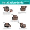 Easy-Going Waterproof Oversized Recliner Chair Sofa Cover with Pocket, 1-Piece