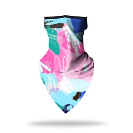 Trimming Shop Unisex Bandana Face Mask with Ear Loops Face & Neck Covering Dust Wind Protection Scarf Washable Breathable Reusable Run Walk Motorcycle Outdoor Abstract Splash