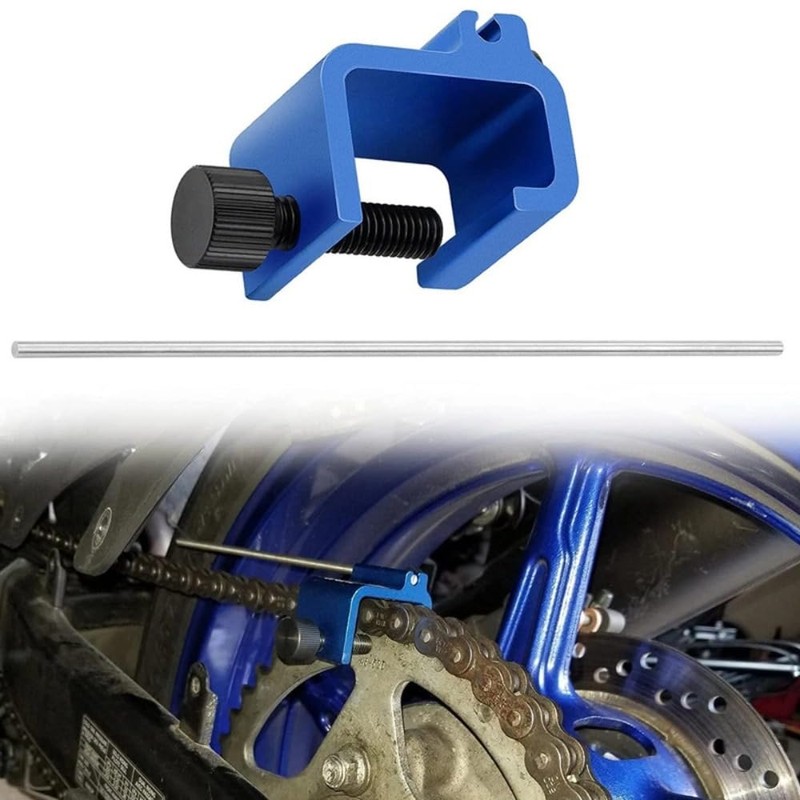 Poemtian Chain Alignment Tool for Motorcycle, Generic Motorcycle Chain Alignment