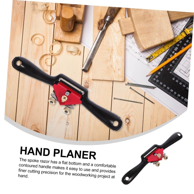 SHINEOFI 1 Set Adjustable Hand Planer Spokeshave Woodworking Tool S