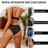 UOUOU Ropa Interior para Mujer con Encaje Que no se