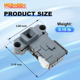 Mgoodoo Washer Door Lock Assembly Replacement for Frigidaire Electrolux Washer Parts EFLW317TIW0 EFLS517STT0,Replace Part Number is 5304505231 AP6029853 PS11759823