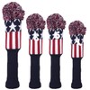 Set of 4 Driver/Wood FW 2 Piece Hybrid UT Knit