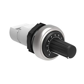 Lovato Electric LPCPA100 Monoblock Potentiometer 22Mm Platinum Series, with Graduated Scale 50Kohm