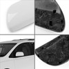 White Left Driver Side Replacement Mirror Cover Caps for 2011-2019