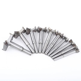 10pcs 14-50mm Forstner Drill Bit Set Flat Wood Drilling Woodworking Hole Cutting Tool