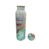 Green Copper Water bottle 900 ml Joint-Free Copper Water Bottle