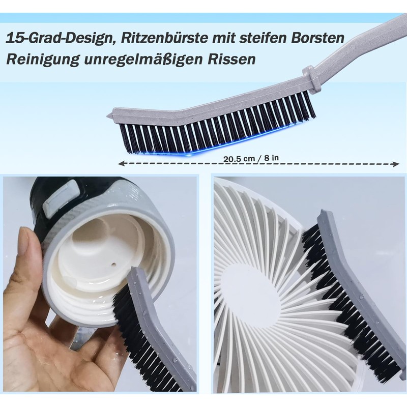 4 Pieces Grout Cleaning Brushes, Multipurpose Cleaning Brushes, Grout Cleaning
