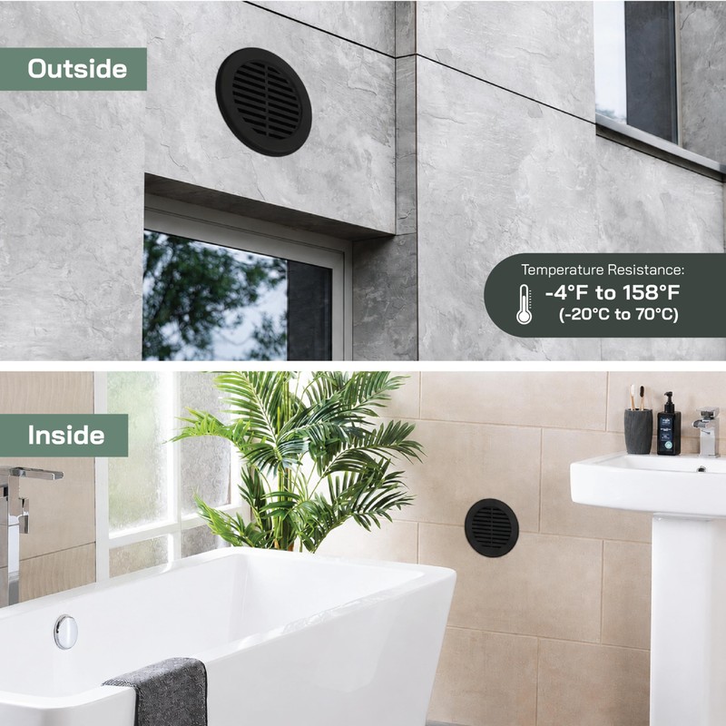 Vent Systems 6" Inch (Opening Dimensions) - Pack of 5