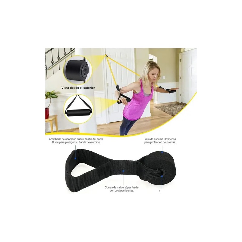Ligas Resistencia 5 Bandas Elastica Pull Up Entrena En Casa