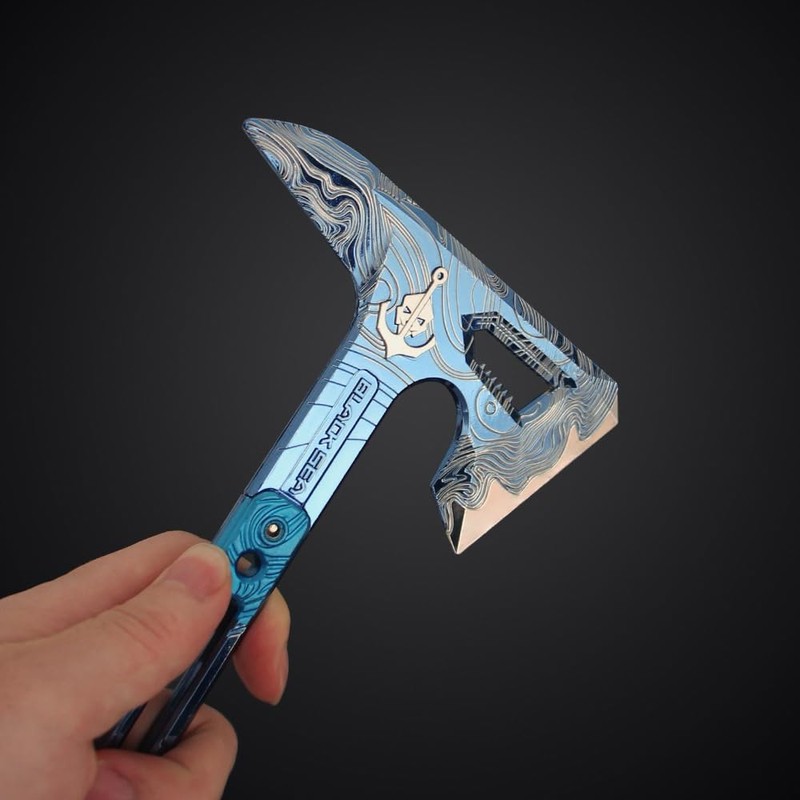Pexylun Delta Force Black Sea Tactical Axe Replica 1:1 Scale
