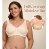 Curyon Plus Size Everyday Bras for Women Minimizer Full Coverage