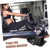 WOONEKY 1pair Rowing Machine Pedals Replacement for Indoor Fitness Equipment