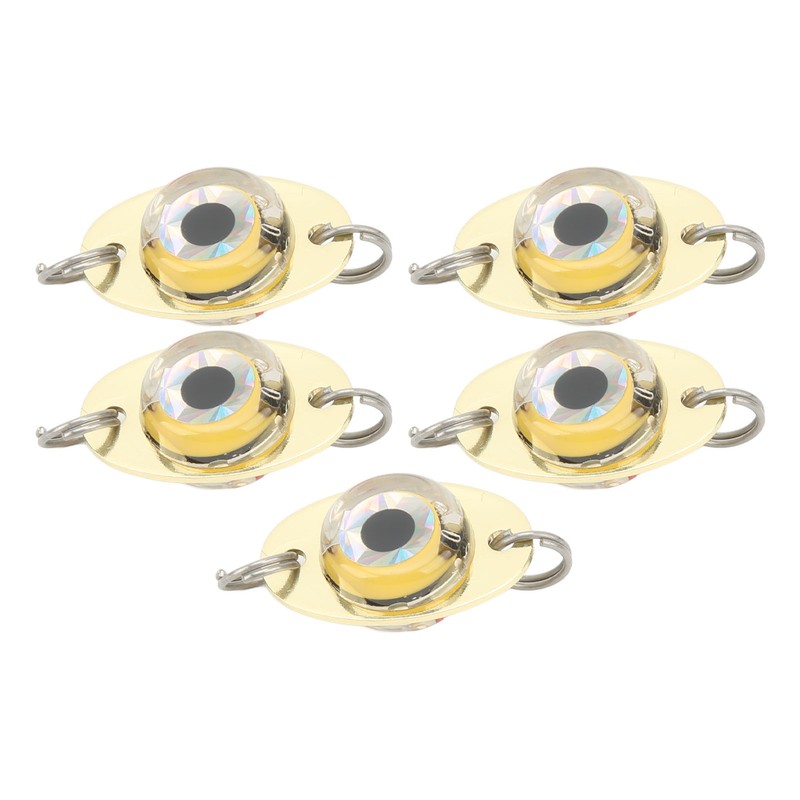 5Pcs Underwater Electronic Fishing Lure Lamp Corrosion Proof ABS LED