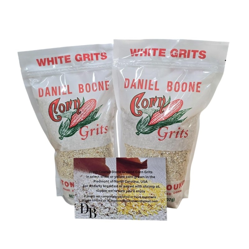 Daniel Boone Fresh Coarse Stone Ground White Corn Grits 2/2
