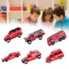 6pcs 1:64 Engineering Car Model Alloy Simulation Vehicle Car Model