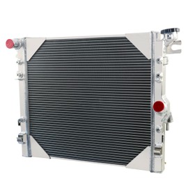 HKAUTOPART Full Aluminium Radiator Compatible with Jeep Wrangler Wrangler JK 3.6L 3.8L V6 Gas 2007-2018